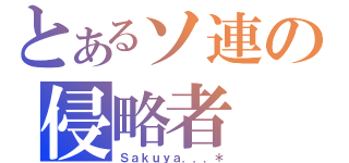 とあるソ連の侵略者（Ｓａｋｕｙａ．．．＊）