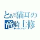 とある猫耳の竜騎士修行（床ペロおしいです）