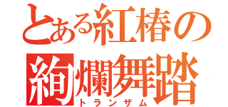 とある紅椿の絢爛舞踏（トランザム）