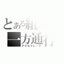 とある組織の一方通行（アクセラレータ）