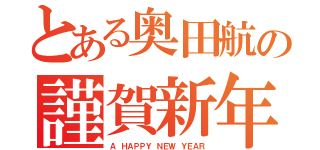 とある奥田航の謹賀新年（Ａ ＨＡＰＰＹ ＮＥＷ ＹＥＡＲ）