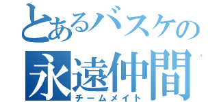 とあるバスケの永遠仲間（チームメイト）