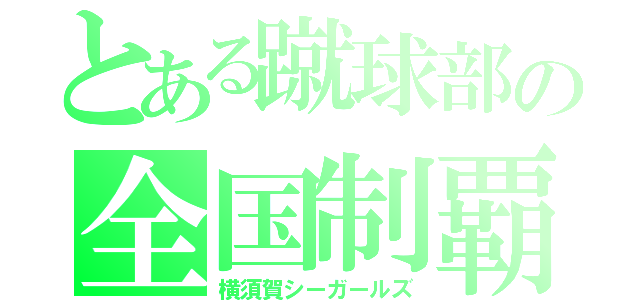 とある蹴球部の全国制覇（横須賀シーガールズ）