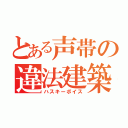 とある声帯の違法建築（ハスキーボイス）