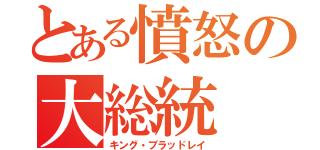 とある憤怒の大総統（キング・ブラッドレイ）