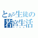 とある生徒の若宮生活（ハーレム）