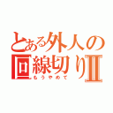 とある外人の回線切りⅡ（もうやめて）