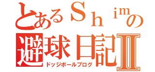 とあるＳｈｉｍｏｚｅｋｉの避球日記Ⅱ（ドッジボールブログ）