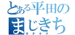 とある平田のまじきちワールド（キチキチ）