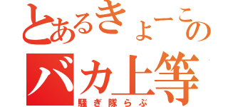 とあるきょーこのバカ上等（騒ぎ隊らぶ）