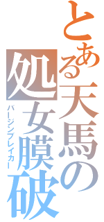 とある天馬の処女膜破（バージンブレイカー）