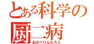 とある科学の厨二病（おかべりんたろう）