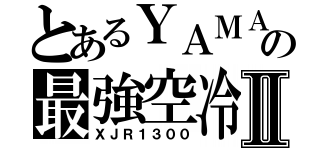 とあるＹＡＭＡＨＡの最強空冷Ⅱ（ＸＪＲ１３００）