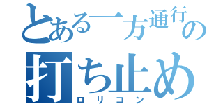 とある一方通行の打ち止め愛（ロリコン）