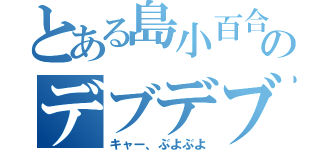 とある島小百合のデブデブ記録（キャー、ぶよぶよ）