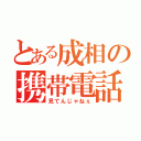 とある成相の携帯電話（見てんじゃねぇ）