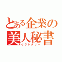 とある企業の美人秘書（セクレタリー）