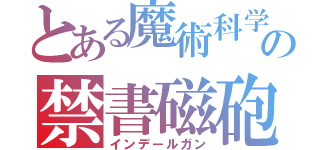 とある魔術科学の禁書磁砲（インデールガン）