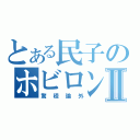 とある民子のホビロンⅡ（驚程論外）