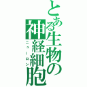 とある生物の神経細胞（ニューロン）