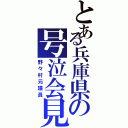 とある兵庫県の号泣会見（野々村元議員）