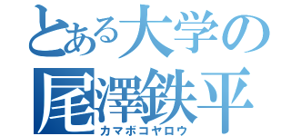 とある大学の尾澤鉄平（カマボコヤロウ）