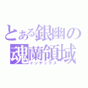 とある銀幽の魂蘭領域（インデックス）