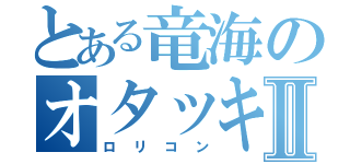 とある竜海のオタッキーⅡ（ロリコン）