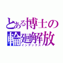 とある博士の輪廻解放（インデックス）