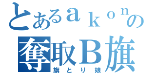 とあるａｋｏｎ の奪取Ｂ旗（旗とり娘）