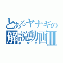 とあるヤナギの解説動画Ⅱ（黒歴史）