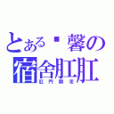 とある溫馨の宿舍肛肛圈（肛門開花）