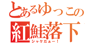 とあるゆっこの紅鮭落下（シャケだぁー！）