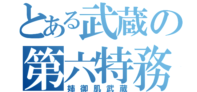 とある武蔵の第六特務（姉御肌武蔵）