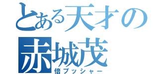 とある天才の赤城茂（倍プッシャー）