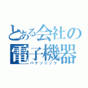 とある会社の電子機器（パナソニック）