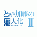 とある加藤の狂人化Ⅱ（頭イカれちまった？）