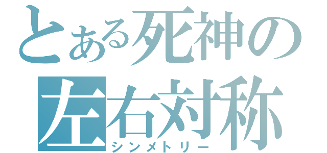 とある死神の左右対称（シンメトリー）