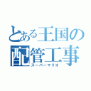 とある王国の配管工事（スーパーマリオ）