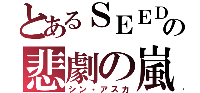 とあるＳＥＥＤの悲劇の嵐（シン・アスカ）