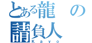 とある龍の請負人（Ｋａｙｏ）