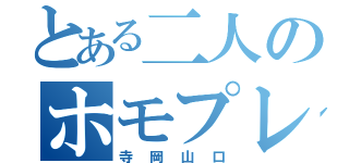 とある二人のホモプレイ（寺岡山口）