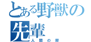 とある野獣の先輩（人間の屑）