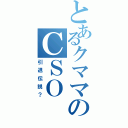 とあるクママのＣＳＯ（引退伝説？）