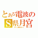 とある電波のＳ県月宮（「そいつ殺せない」）