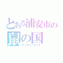 とある浦安市の鼠の国（ディズニーランド）