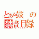 とある鼓の禁書目録（インデックス）