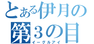 とある伊月の第３の目（イーグルアイ）