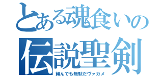 とある魂食いの伝説聖剣（頼んでも無駄だヴァカメ）