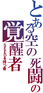 とある空の死闘の覚醒者（ＳＥＥＤを持つ者）